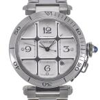 値下 カルティエ CARTIER W31040H3 パシャ38 グリッド デイト 自動巻き メンズ 良品 P#140481