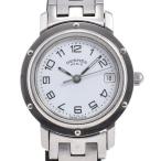 エルメス HERMES CL4.210 クリッパー Dバックル クォーツ レディース N#145777