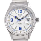 ボールウォッチ BALLWATCH NM2088C-S2J-WHBE ストークマン レーサー 自動巻き メンズ 美品 O#145957