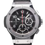 ウブロ HUBLOT 301.SX.130.RX ビッグバン スチール ブラック 自動巻き メンズ 良品 箱・保証書付き D#146130