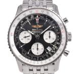ブライトリング BREITLING A23322 ナビタイマー クロノグラフ ブラック 自動巻き メンズ 良品 腕時計 G#146535