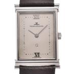 ジャガー・ルクルト JAEGER-LECOULTRE 160.006.8 ヴィンテージ レクタンギュラー グレー クォーツ レディース 良品 腕時計 Y#146693