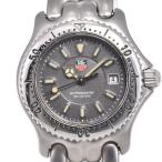 タグホイヤー TAG HEUER WG1313-0 S/el デイト グレー クォーツ レディース 良品 腕時計 G#146752