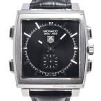 タグホイヤー TAG HEUER CW9110-0 モナコ 69 リバーシブル デジアナ 手巻き&amp;クォーツ ブラック 手巻き メンズ 良品 腕時計 J#147048