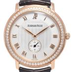 オーデマ・ピゲ AUDEMARS PIGUET 15103OR.ZZ.A001CR.01 ジュール オーデマ K18PG/レザー シルバー 手巻き メンズ 美品 腕時計 J#147076