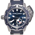 ユリス・ナルダン Ulysse Nardin 3203-500/93 ダイバー ディープダイブ ブルー 自動巻き メンズ 美品 箱・保証書付き 腕時計 D#147296