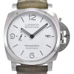 パネライ PANERAI PAM01314 ルミノールマリーナ デイト スモールセコンド ホワイト 自動巻き メンズ 腕時計 H#147541