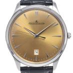 ジャガー・ルクルト JAEGER-LECOULTRE 174.8.37.S マスター ウルトラスリム デイト ゴールド 自動巻き メンズ 美品 腕時計 M#147655