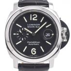 パネライ PANERAI PAM00104 ルミノールマリーナ スモールセコンド デイト ブラック 自動巻き メンズ 良品 箱付き 腕時計 H#147715
