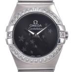 オメガ OMEGA 123.15.24.60.01.001 コンステレーション ブラッシュ ダイヤベゼル クォーツ レディース 美品 保証書付き 腕時計 J#147820