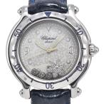 ショパール Chopard 27/8949 ハッピースポーツ スノーフレーク ダイヤモンド ホワイト クォーツ レディース 美品 腕時計 I#147833