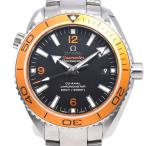 オメガ OMEGA 232.30.42.21.01.002 シーマスター 600 プラネットオーシャン ブラック 自動巻き メンズ 良品 腕時計 I#147837