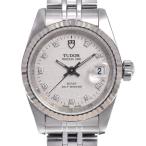 チューダー TUDOR 92414 プリンセスデイト 10Pダイヤモンド シルバー 自動巻き レディース 良品 保証書付き 腕時計 K#147915
