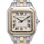 カルティエ CARTIER パンテール ドゥ カルティエ デイト ベージュ クォーツ レディース 美品 腕時計 L#148019