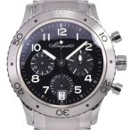 ブレゲ Breguet 3820ST/H2/9W6 トランスアトランティック タイプXX クロノグラフ デイト ブラック 自動巻き メンズ 美品 腕時計 J#148020