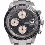 チューダー TUDOR 79160 オイスターデイト クロノタイム Cal.7750 カマボコケース ブラック 自動巻き メンズ 箱・保証書付き K#148083
