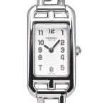 エルメス HERMES NA2.110 ナンタケット シルバー クォーツ レディース 良品 箱・保証書付き 腕時計 M#148237