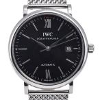 IWC IWC SCHAFFHAUSEN IW356506 ポートフィノ ブラック 自動巻き メンズ 美品 腕時計 M#148329