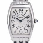 フランクミュラー FRANCK MULLER 1752QZ トノウカーベックス シルバー クォーツ レディース 良品 腕時計 R#148395