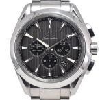 オメガ OMEGA 231.10.44.50.06.001 シーマスター アクアテラ クロノグラフ デイト CO-AXIAL 自動巻き メンズ 良品 保証書付き M#148526