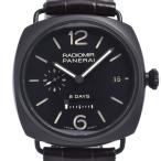 パネライ PANERAI PAM00384 ルミノール 8デイズ ブラック 手巻き メンズ 美品 箱付き 腕時計 N#148529
