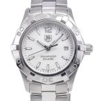 タグホイヤー TAG HEUER WAF1414 アクアレーサー デイト ホワイトシェル クォーツ レディース 良品 腕時計 N#148584