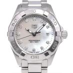 タグホイヤー TAG HEUER WBD1414.BA0741 アクアレーサー 11P ダイヤモンド ホワイトシェル クォーツ レディース 内箱付き 腕時計 Q#148836