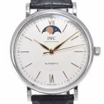 IWC IWC SCHAFFHAUSEN IW459401 ポートフィノ ムーンフェイズ シルバー 自動巻き メンズ 良品 腕時計 R#148934