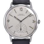 ジラール・ペルゴ GIRARD-PERREGAUX ヴィンテージ シーホーク スモールセコンド シルバー 手巻き メンズ 良品 腕時計 P#149066