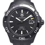 タグホイヤー TAG HEUER WAK2180.FT8027 アクアレーサー キャリバー5 ブラック 自動巻き メンズ 良品 箱付き 腕時計 P#149139