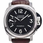 パネライ PANERAI PAM00111 ルミノール マリーナ スモールセコンド ブラック 手巻き メンズ 良品 箱・保証書付き 腕時計 A#149451