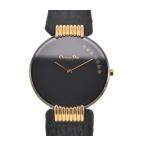 Yahoo! Yahoo!ショッピング(ヤフー ショッピング)☆良品【Christian Dior】クリスチャンディオール ブラックムーン D47-153-5 クォーツ ユニセックス W#94734