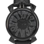 Yahoo! Yahoo!ショッピング(ヤフー ショッピング)☆良品【GaGa MILANO】ガガミラノ マヌアーレ スリム46 5086 クォーツ メンズ E#94908