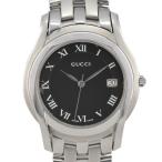 Yahoo! Yahoo!ショッピング(ヤフー ショッピング)【GUCCI】グッチ 5500M 黒 文字盤 ステンレス クォーツ メンズ F#95110