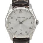 Yahoo! Yahoo!ショッピング(ヤフー ショッピング)□ ☆良品【HAMILTON】ハミルトン H385111 SS/レザー クォーツ メンズ Q#96400