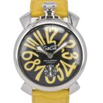 ☆美品【GaGa MILANO】ガガミラノ マヌアーレ48 スモールセコンド  5010.12S 手巻き メンズ P#96569