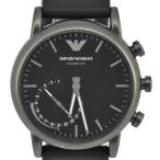 Yahoo! Yahoo!ショッピング(ヤフー ショッピング)☆良品【Emporio Armani】エンポリオ・アルマーニ ハイブリッド スマートウォッチ ART3016 クォーツ メンズ T#96795