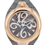 ☆美品【GaGa MILANO】ガガミラノ フラット 42ｍｍ 6071.03 グレーシェル文字盤 クォーツ レディース S#96866