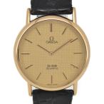 Yahoo! Yahoo!ショッピング(ヤフー ショッピング)☆良品【OMEGA】オメガ デビル 押し竜頭タイプ GP/レザー クォーツ メンズ A#97064