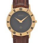 Yahoo! Yahoo!ショッピング(ヤフー ショッピング)☆良品【GUCCI】グッチ 3000J GP/レザー クォーツ ボーイズ D#97518