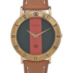 Yahoo! Yahoo!ショッピング(ヤフー ショッピング)【GUCCI】グッチ 3000M GP/レザー クォーツ メンズ F#98019