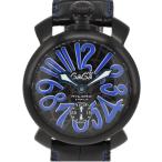☆美品【GaGa MILANO】ガガミラノ マヌアーレ48MM モザイク 5012.MOSAICO2S 手巻き メンズ G#98102
