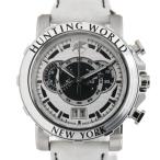 Yahoo! Yahoo!ショッピング(ヤフー ショッピング)☆良品【HUNTING WORLD】ハンティングワールド クロノグラフ　デイト HW-913 クォーツ メンズ L#98911
