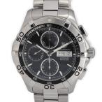 △ ☆良品【TAG HEUER】タグホイヤー アクアレーサー クロノグラフ デイデイト CAF201 ...