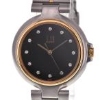 Yahoo! Yahoo!ショッピング(ヤフー ショッピング)☆美品【Dunhill】ダンヒル ミレニアム 12Pダイヤモンド Dバックル クォーツ ボーイズ Q#99761