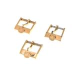 [OMEGA] Omega оригинальный хвост таблеток пряжка 3 шт. комплект 10mm/9mm Gold цвет GP X#B2354