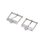 Yahoo! Yahoo!ショッピング(ヤフー ショッピング)【OMEGA】オメガ 純正尾錠 バックル 2個セット 14mm用 シルバーカラー SS X#B2388