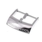  Louis * Vuitton LOUIS VUITTON оригинальный хвост таблеток пряжка 18mm для серебряный цвет SS X#B2573