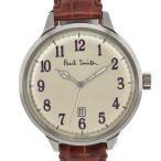 Yahoo! Yahoo!ショッピング(ヤフー ショッピング)Paul Smith ポールスミスの”5510-S066191 SS/レザー クォーツ”メンズ腕時計/動作品 Y#C0220