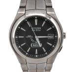 Yahoo! Yahoo!ショッピング(ヤフー ショッピング)【CITIZEN】シチズン アテッサ チタン デイデイト H106-T010407 エコドライブ ソーラー メンズ M#D0035